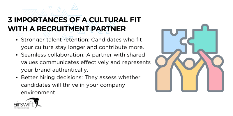 3 importances of a cultural fit with a recruitment partner 